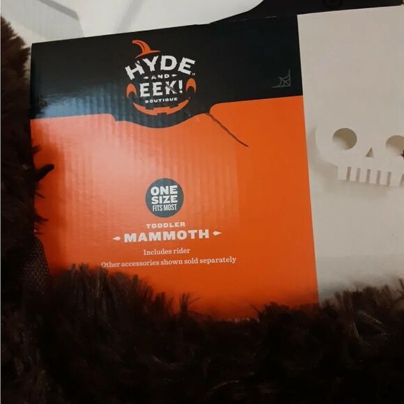 Hyde And Eek! Toddler Brown Faux Fur Mammoth Rider Halloween Costume OSFM! BNWT! - Picture 5 of 5